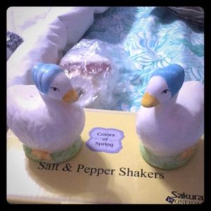 Goosed salt and pepper shaker